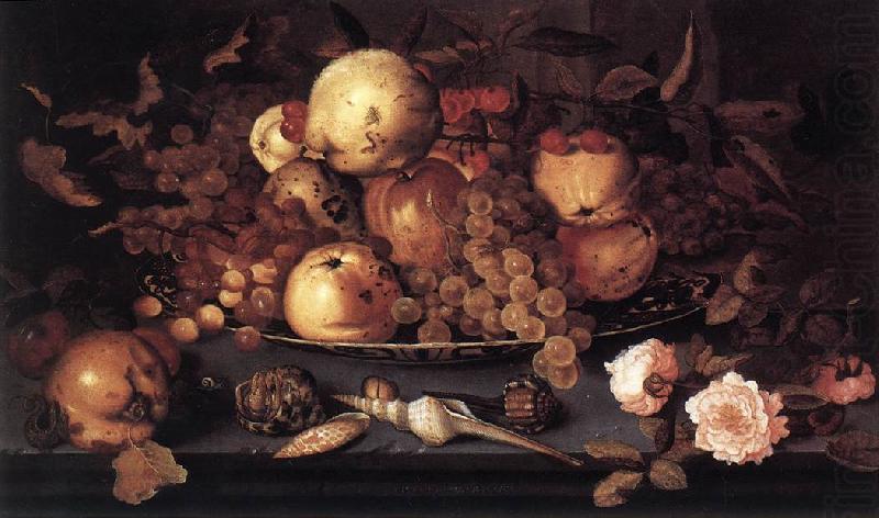 AST, Balthasar van der Still-life with Dish of Fruit  ffg china oil painting image